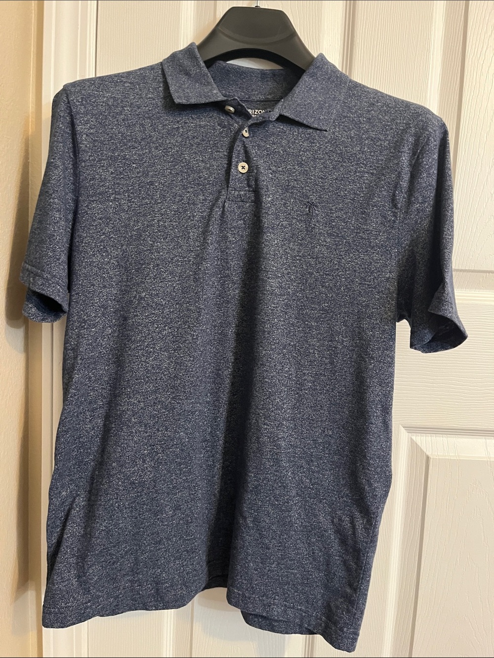 Arizona Jean Company Men's Navy Heather Polo Shirt